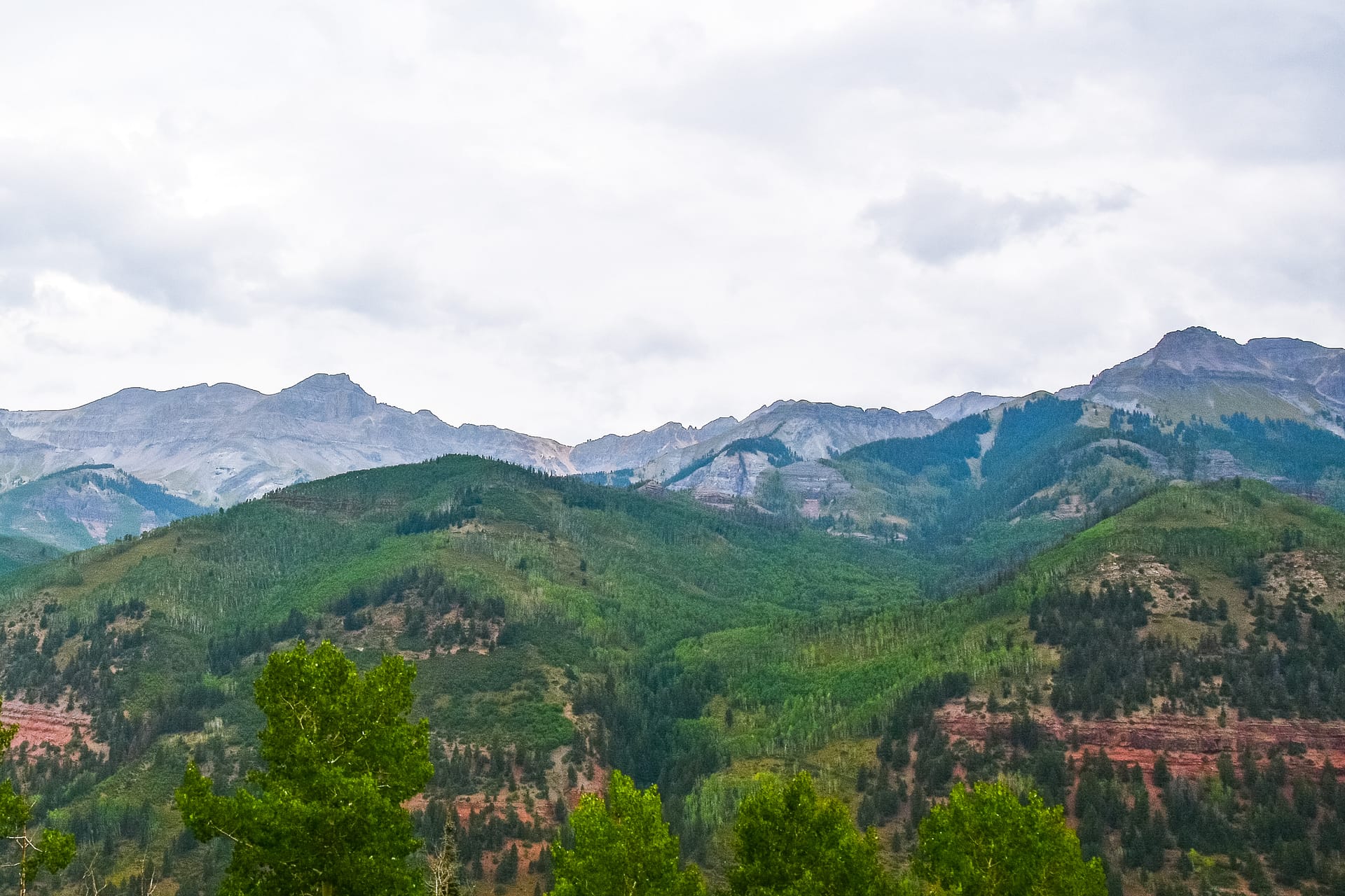 mountains above Telluride